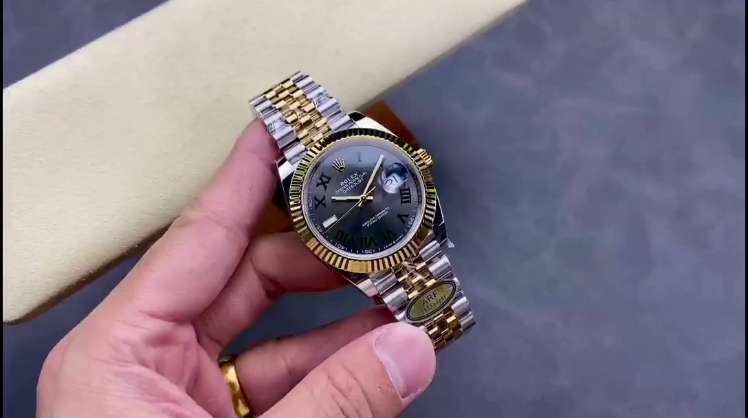 Replica Rolex Datejust Two-Tone Steel Yellow Gold Fluted Bezel m126233 0035 36mm Unisex Watch - QualitySwissReplica