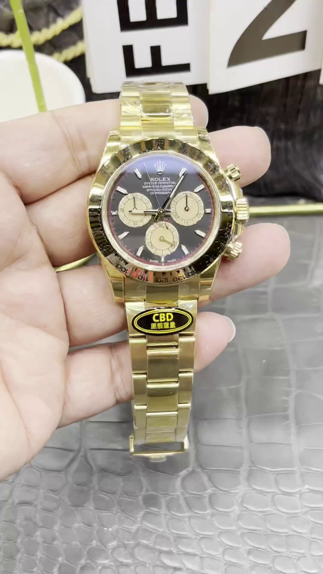 Replica Rolex Daytona 126508 0002 Two Tone Black Dial Watch - QualitySwissReplica