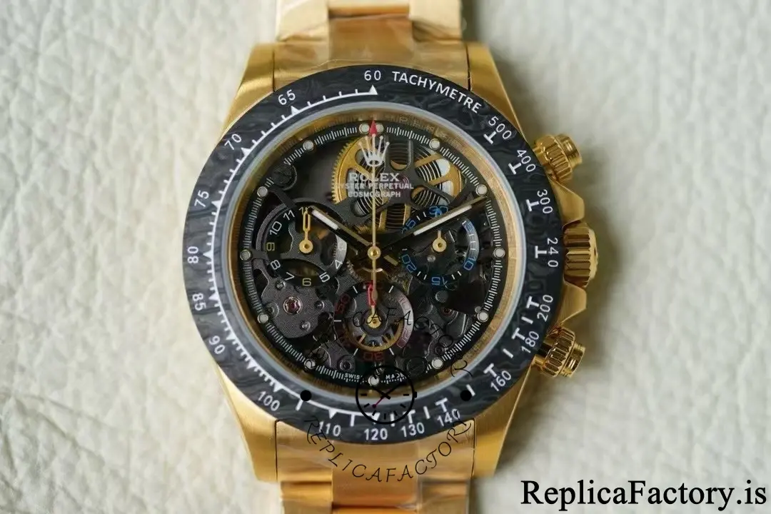Replica Rolex Daytona 116508 Artisans de Genève Skeleton Dial Steel Case Watch - QualitySwissReplica