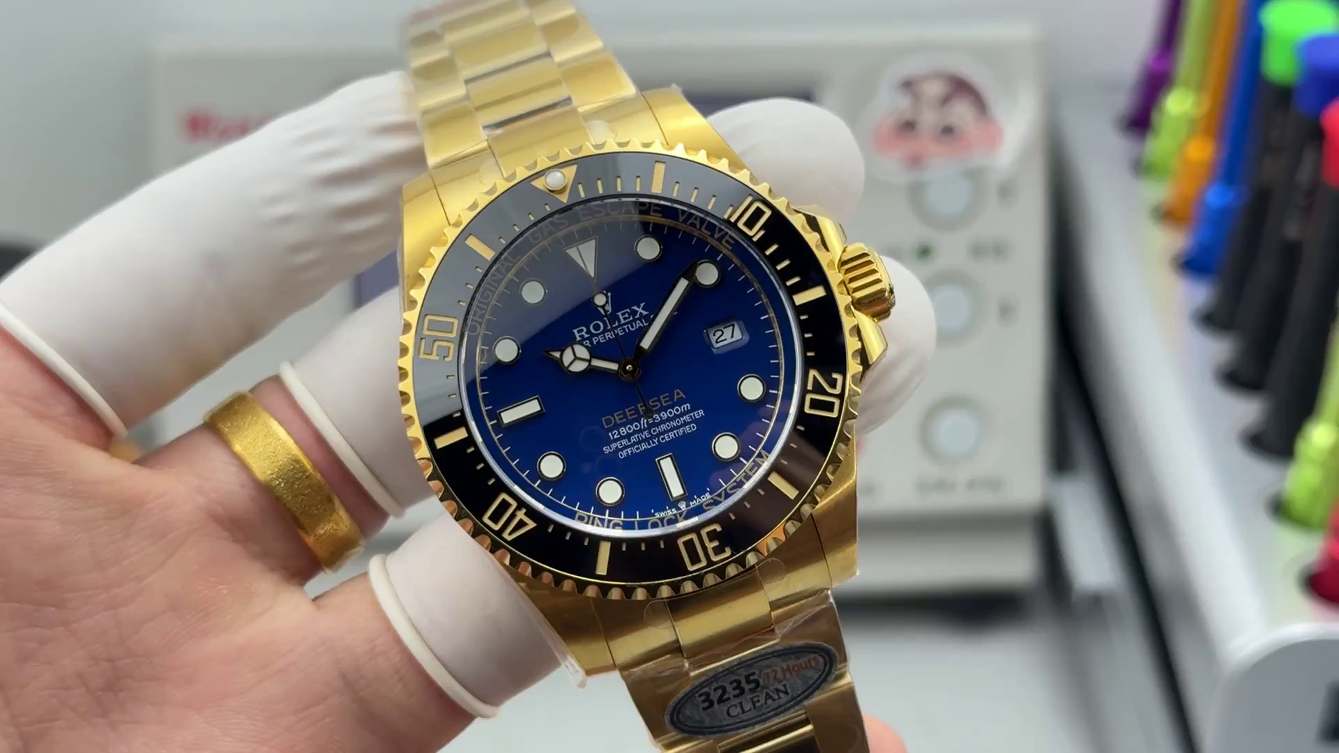 Replica Rolex Deepsea 136668 18k Black Ceramic Bezel 43MM 1:1 Clone - QualitySwissReplica