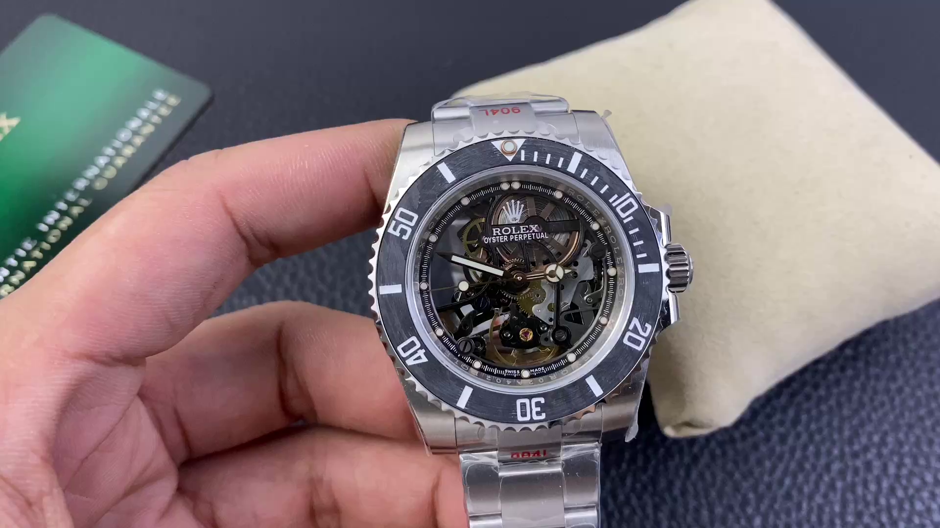 Replica Rolex Submariner 114060 Skeleton Artisans de Geneve Andrea Pirlo Project 40mm - QualitySwissReplica
