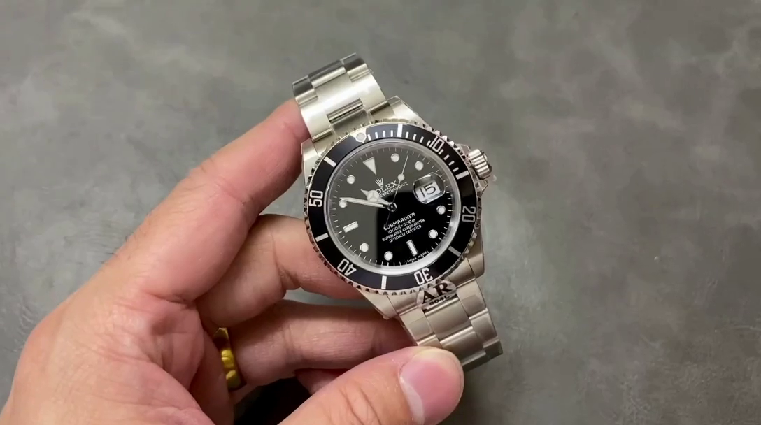 Replica Rolex Submariner 16610 Stainless Steel 40MM Black Dial Mens Watch - QualitySwissReplica
