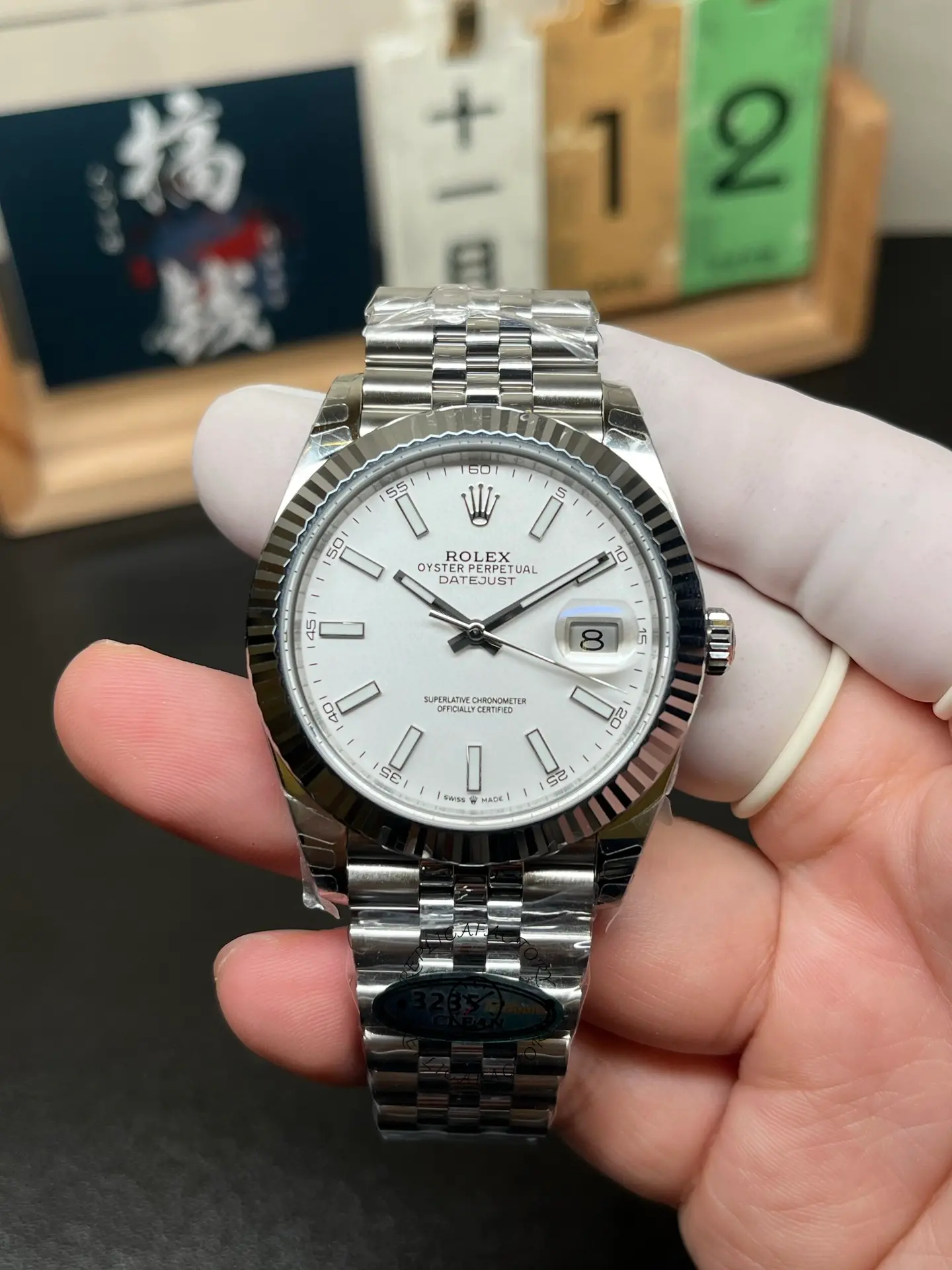 Replica Rolex Datejust 41 Steel & White Gold White Dial Jubilee Bracelet M126334 0010 Men's Watch - QualitySwissReplica