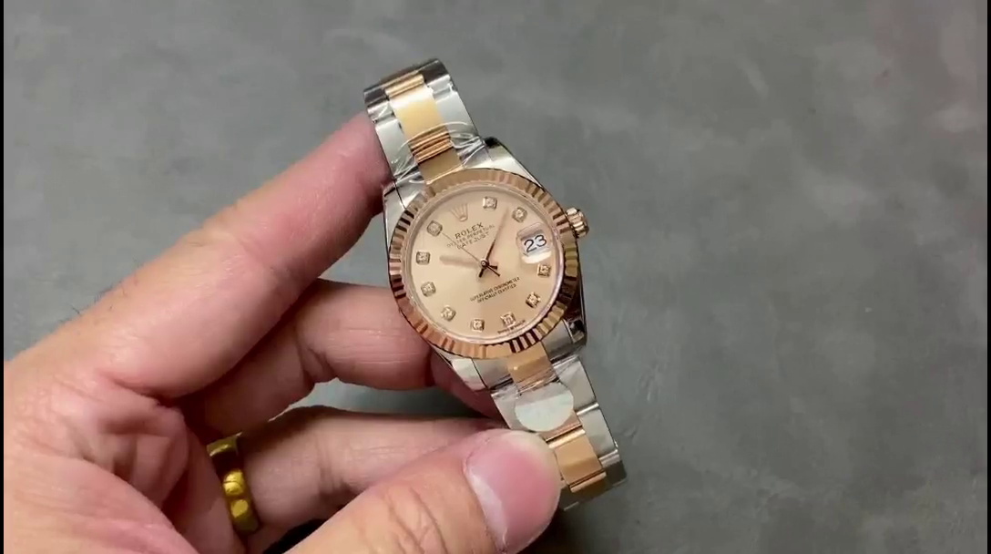 Replica Rolex Datejust 31 Rose Diamond Dial 278271 0023 Women's Watch - QualitySwissReplica