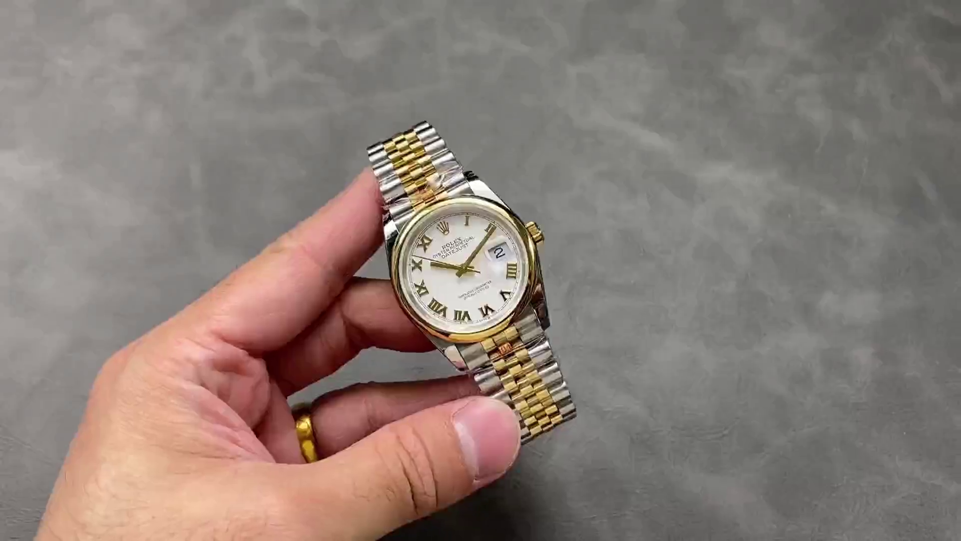 Replica Rolex Datejust 31 Stainless Steel and Yellow Gold White Roman Dial M278243 0002 Women's Watch - QualitySwissReplica