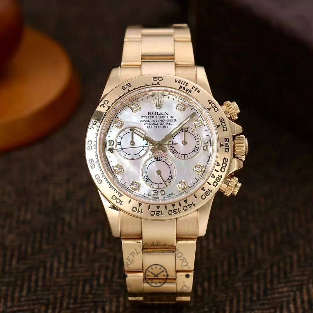 Replica Rolex Cosmograph Daytona Mother of Pearl 116508 0007 Men's Watch - QualitySwissReplica
