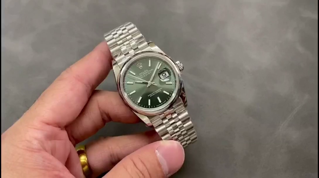Replica Rolex Datejust 36 Stainless Steel Mint Green Dial Jubilee M126200-0023 - QualitySwissReplica