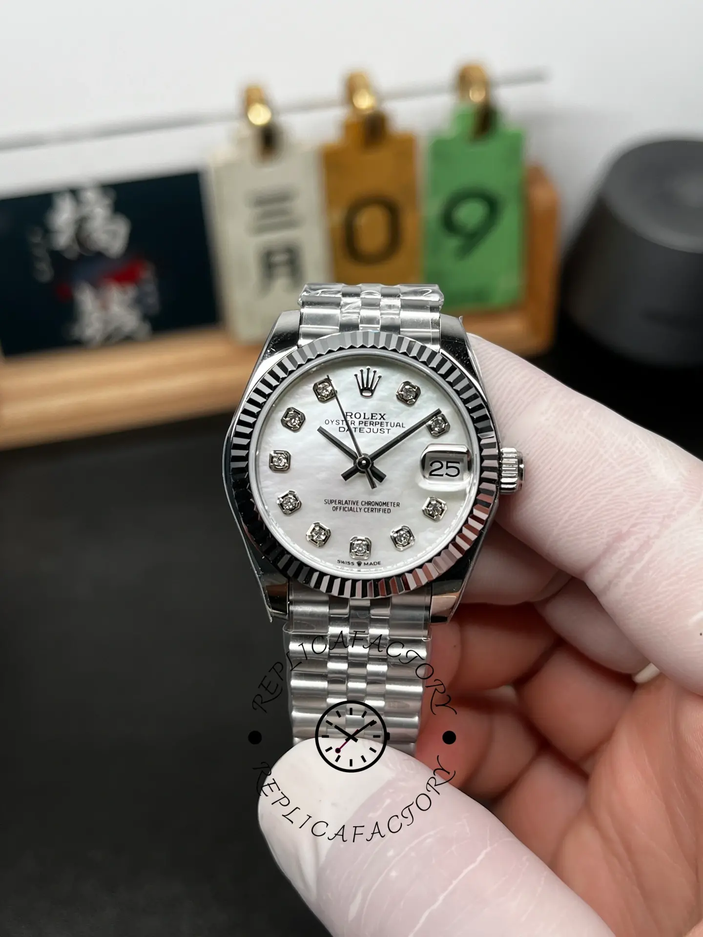 Replica Rolex Datejust 31 Steel & 18K White Gold 278274 0006 Women's Watch - QualitySwissReplica