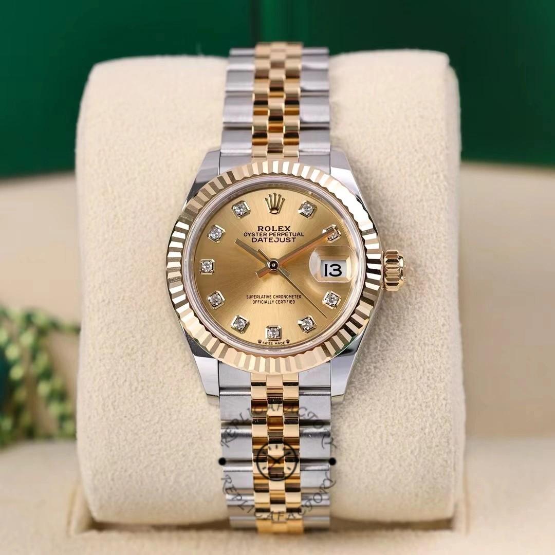 Replica Rolex Datejust 28mm Stainless Steel and Yellow Gold m279173 0011 Women's Watch - QualitySwissReplica