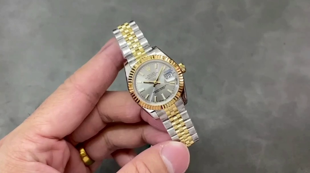Replica Rolex Datejust 28mm 279173 0019 Silver Index Dial Fluted Bezel 28mm Lady Watch - QualitySwissReplica