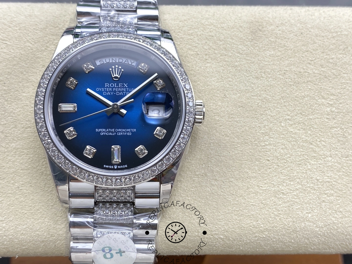 Replica Rolex Day Date 128349RBR 0016 36mm - QualitySwissReplica