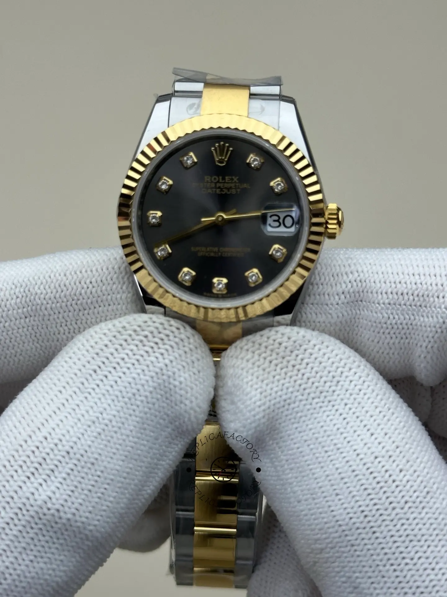 Replica Rolex Datejust 31 Automatic 278273-0021 Dark Gray Dial 1:1 Clone - QualitySwissReplica