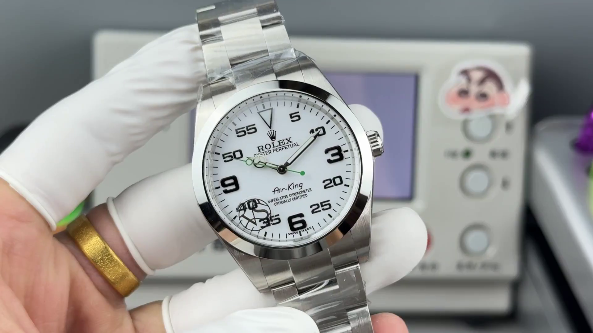 Replica Rolex Air-King 126900 1:1 Clone White Dial Oyster Bracelet - QualitySwissReplica