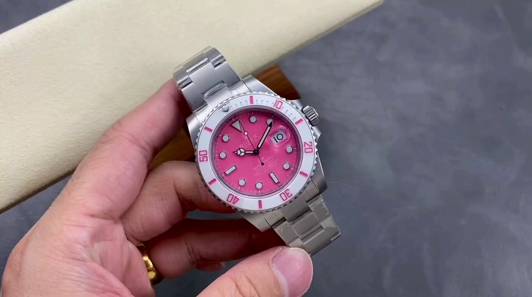 Replica Rolex DIW Submariner Date 116610 Limited Edition Full 904L Pink Dial 40mm - QualitySwissReplica