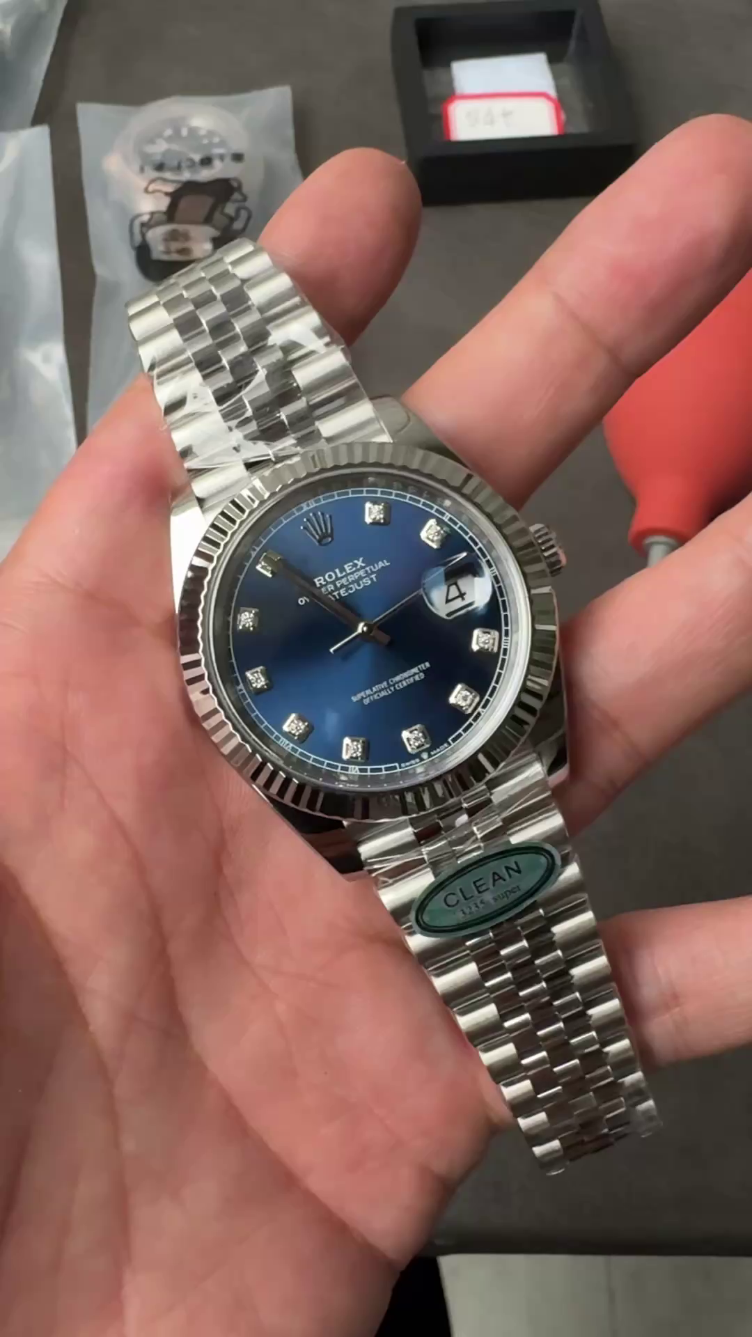 Replica Rolex Datejust 41 White Gold Blue Dial 126334 0016 - QualitySwissReplica