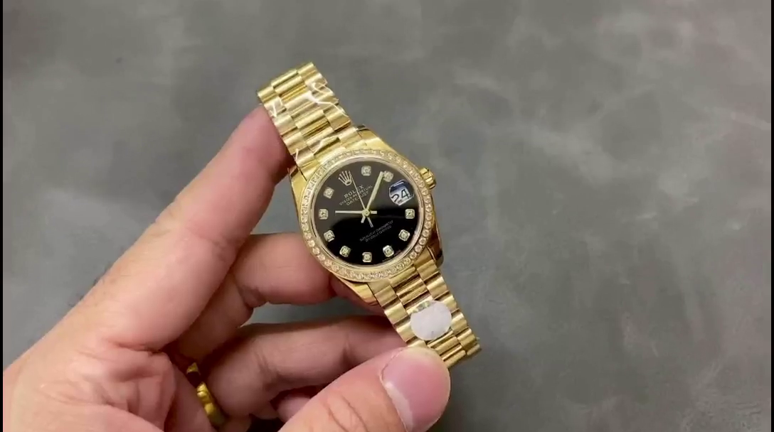 Replica Rolex Datejust 179138 Black diamond Dial 26MM Lady Watch - QualitySwissReplica