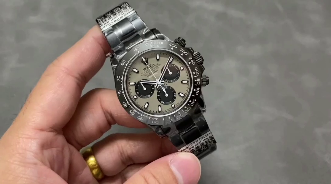 Replica Rolex Daytona Blaken PVD Limited Edition Grey Dial 40MM Men's Watch - QualitySwissReplica