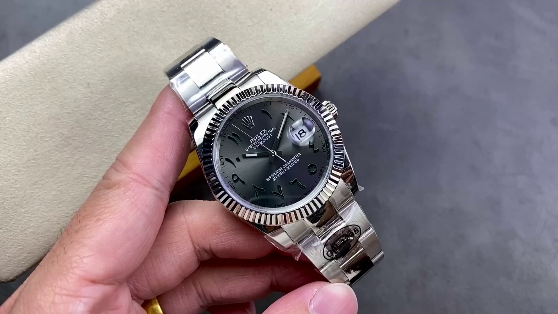 Replica Rolex Datejust 36 DIW Wimbledon Dial Midsize M126234 Unisex Watch - QualitySwissReplica