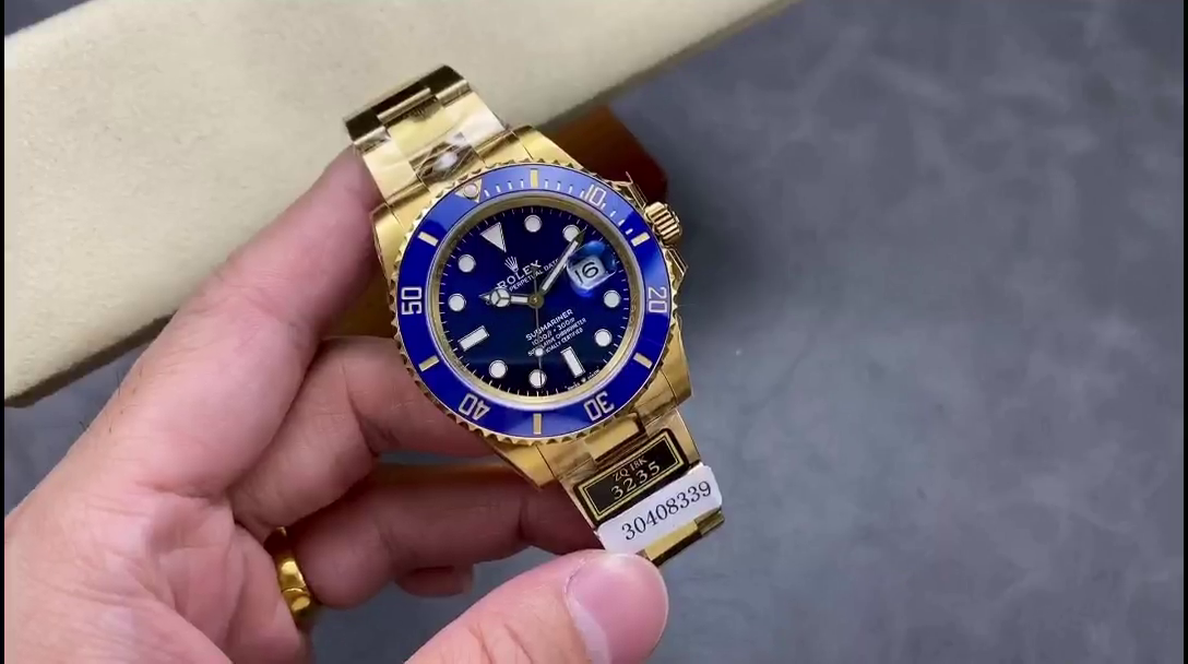 Replica Rolex Submariner Date 116618LB Blue Dial 41mm Mens Watch - QualitySwissReplica