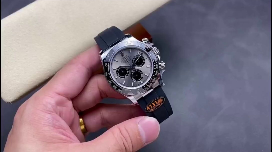 Replica Rolex Daytona 116519 White Gold Grey Dial 40mm Mens Watch - QualitySwissReplica