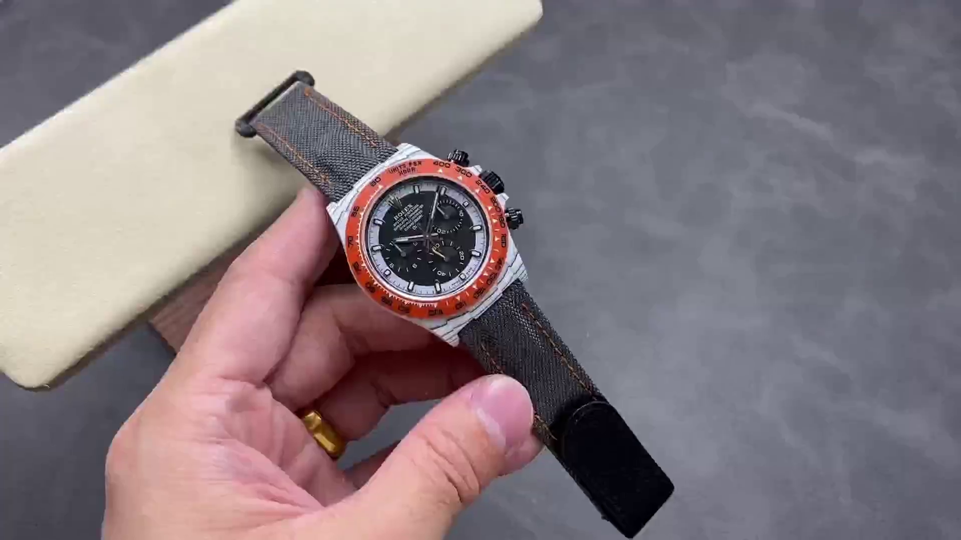 Replica Rolex Daytona Cosmograph DiW Ocellaris Quartz Fibre 40mm Mens Watch - QualitySwissReplica