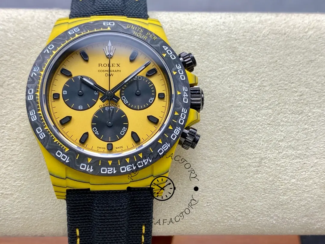 Replica Rolex Chronograph Daytona DIW Customized Carbon Fiber Luminous Limited Edition - QualitySwissReplica