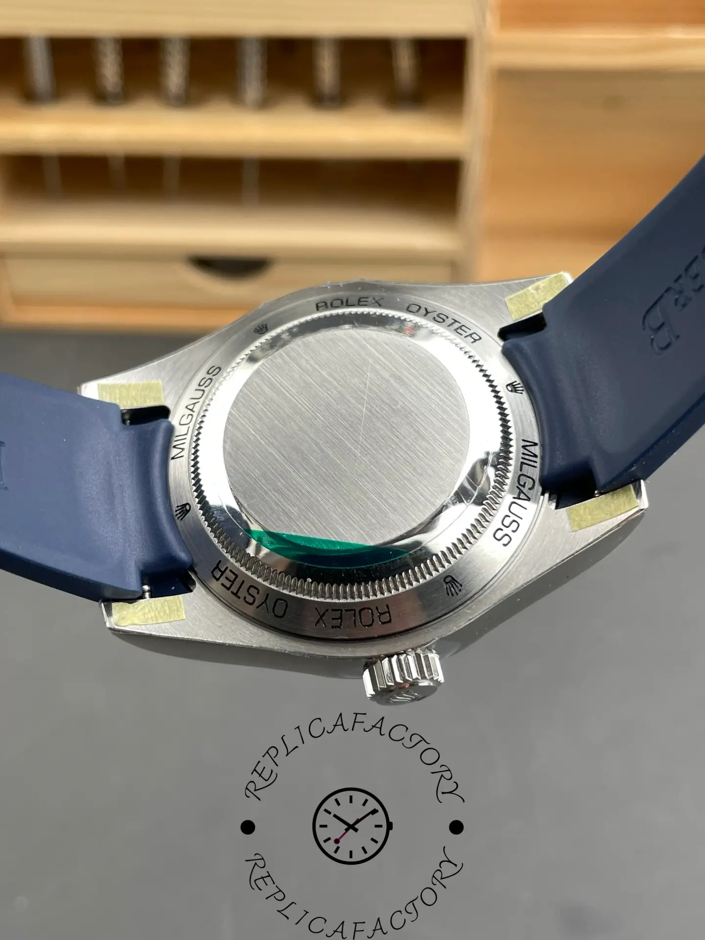 Replica 1:1 Clone Rolex Milgauss 116400 Who Cares I'm Already Late - QualitySwissReplica