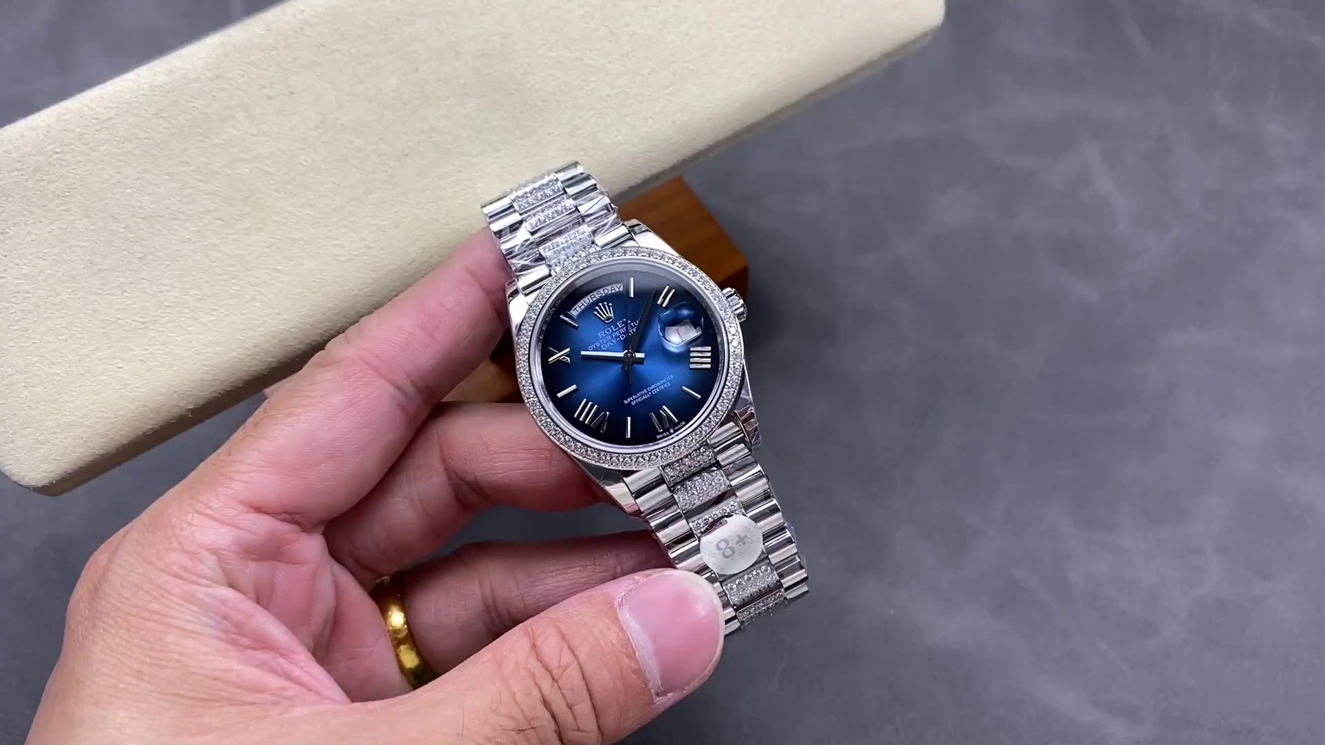Replica Rolex Day Date 128349RBR 0048 36mm - QualitySwissReplica