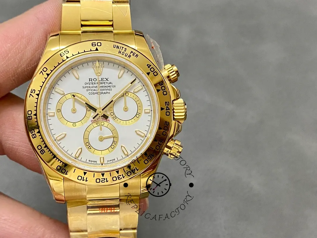 Replica Rolex Cosmograph Daytona 116528 White Index Dial 40MM Mens Watch - QualitySwissReplica