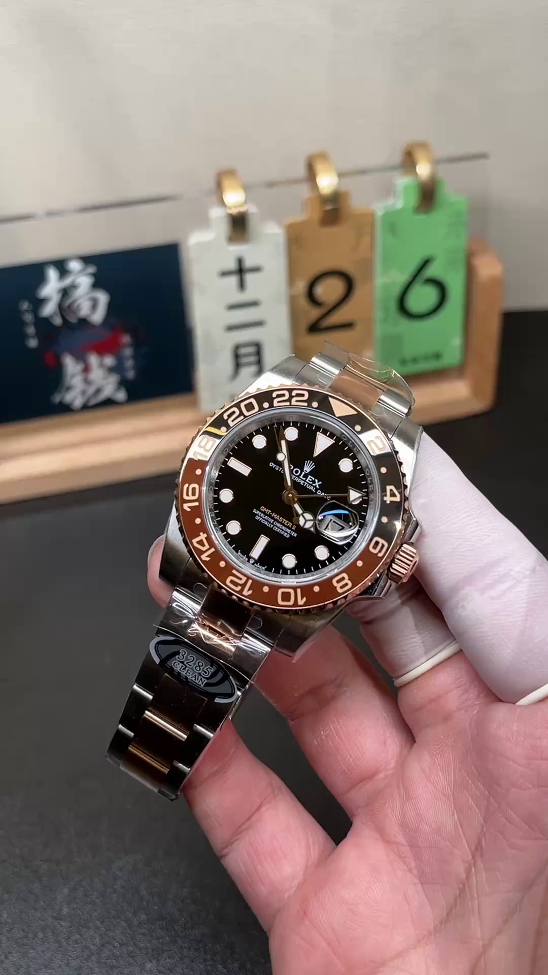 Replica Rolex GMT-Master II 126711CHNR Black Dial 40mm Mens Watch - QualitySwissReplica