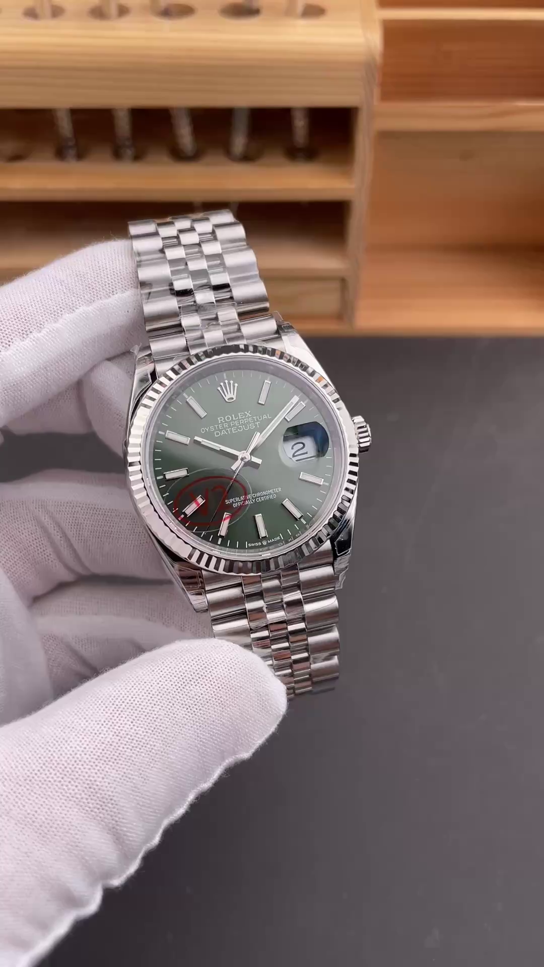 Replica Rolex Datejust 126234 Stainless Steel Mint Green Dial 36MM Unisex Watch - QualitySwissReplica