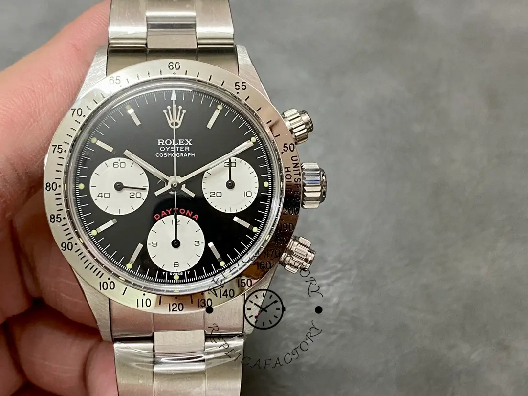 Replica Rolex Daytona 6265 Black Sigma Big Red Vintage - QualitySwissReplica