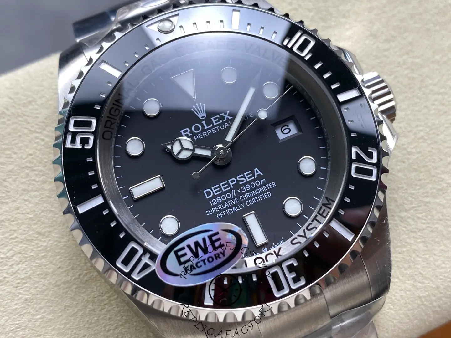 Replica Rolex Deepsea 136660-0006 1:1 Clone 44 Black Dial - QualitySwissReplica