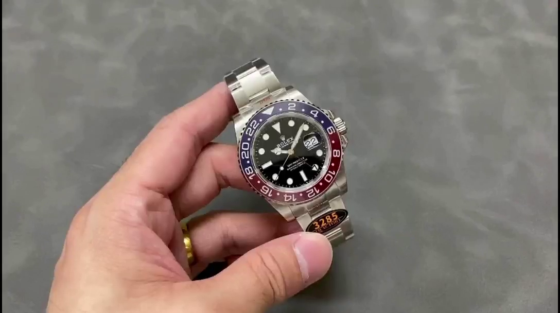 Replica Rolex GMT Master II 116719BLRO White Gold Pepsi Black Dial 40mm Mens Watch - QualitySwissReplica