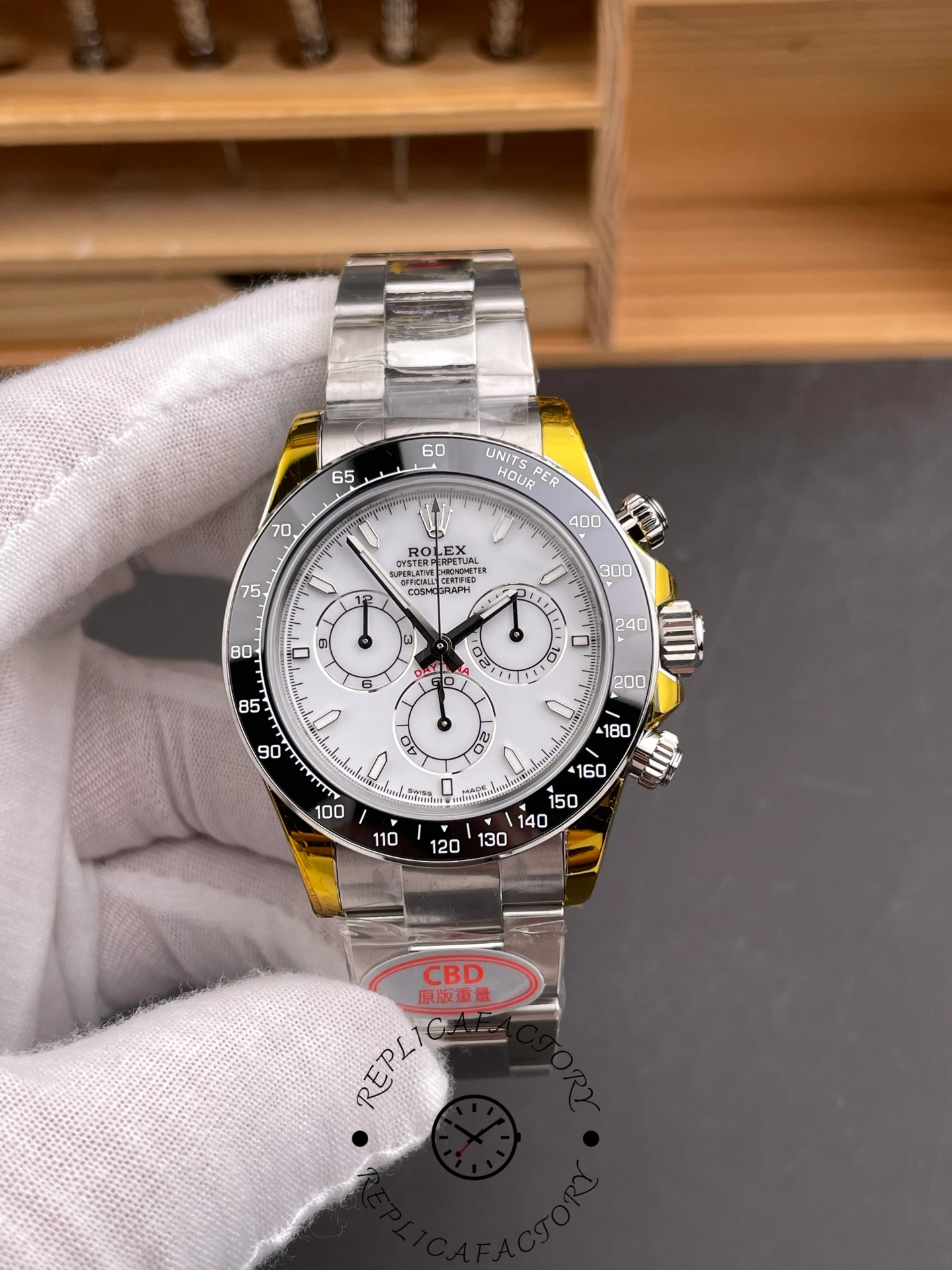 Replica 1:1 Rolex Daytona 126502 Platinum Rolesium White Grand Feu Enamel Dial 2026 - QualitySwissReplica
