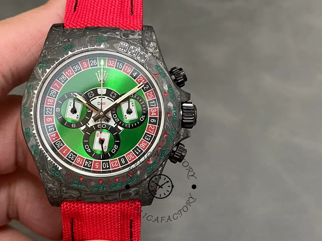 Replica Rolex Daytona Diw Black Carbon Lucky Player (casino) 40mm Oyster - QualitySwissReplica