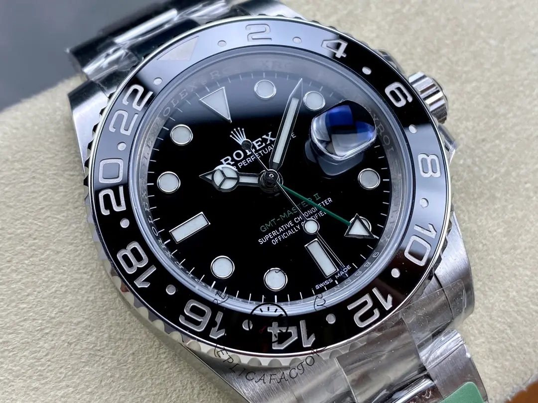 Replica Rolex GMT-Master II 40mm Black Bezel 116710LN Men's Watch - QualitySwissReplica