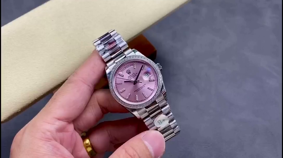 Replica Rolex Day Date President 36mm White Gold President Bracelet 128349rbr 0053 - QualitySwissReplica