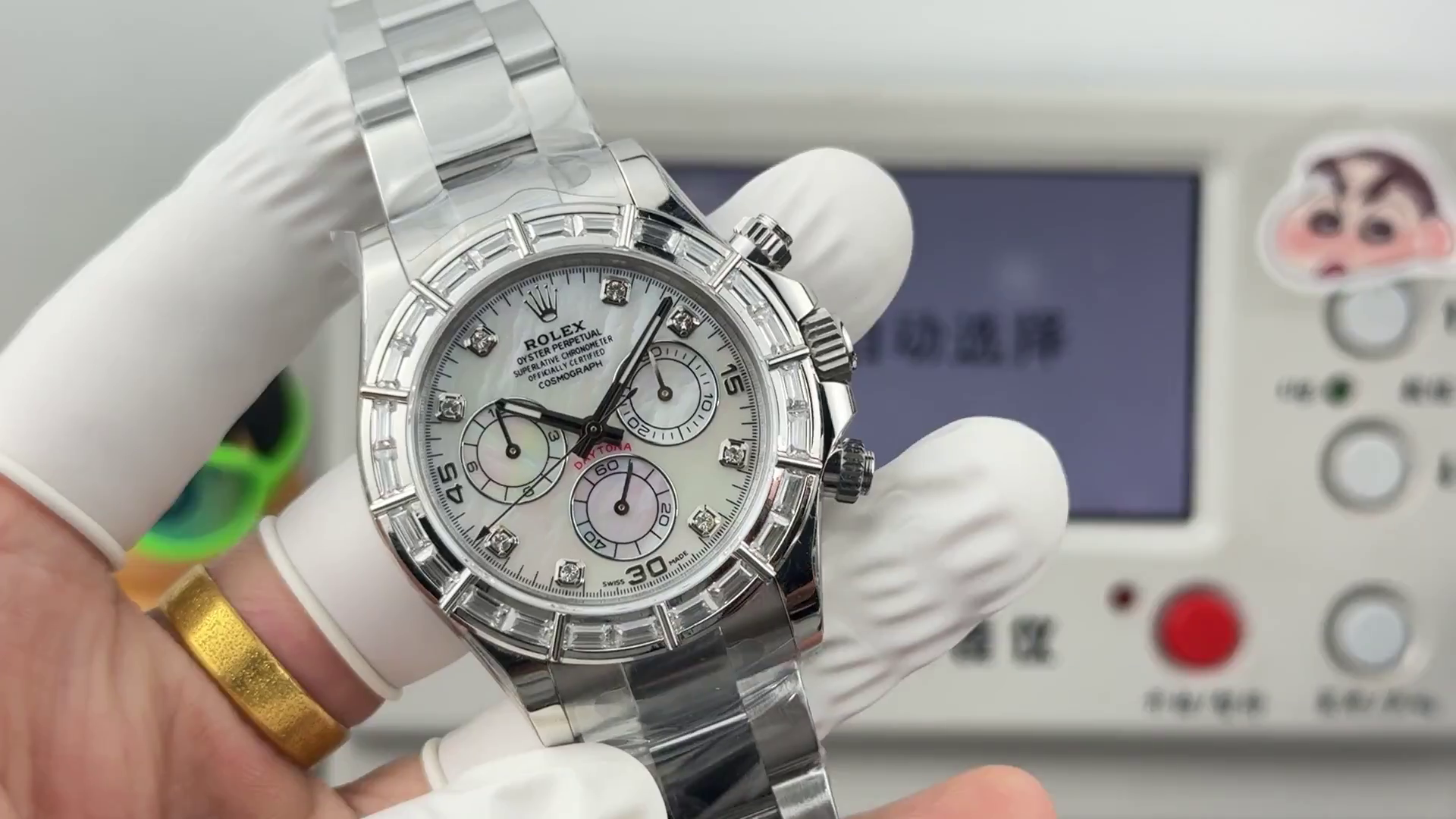 Replica Rolex Daytona 904L Stainless Steel 116589BR 40 MOP Dial 1:1 Clone - QualitySwissReplica