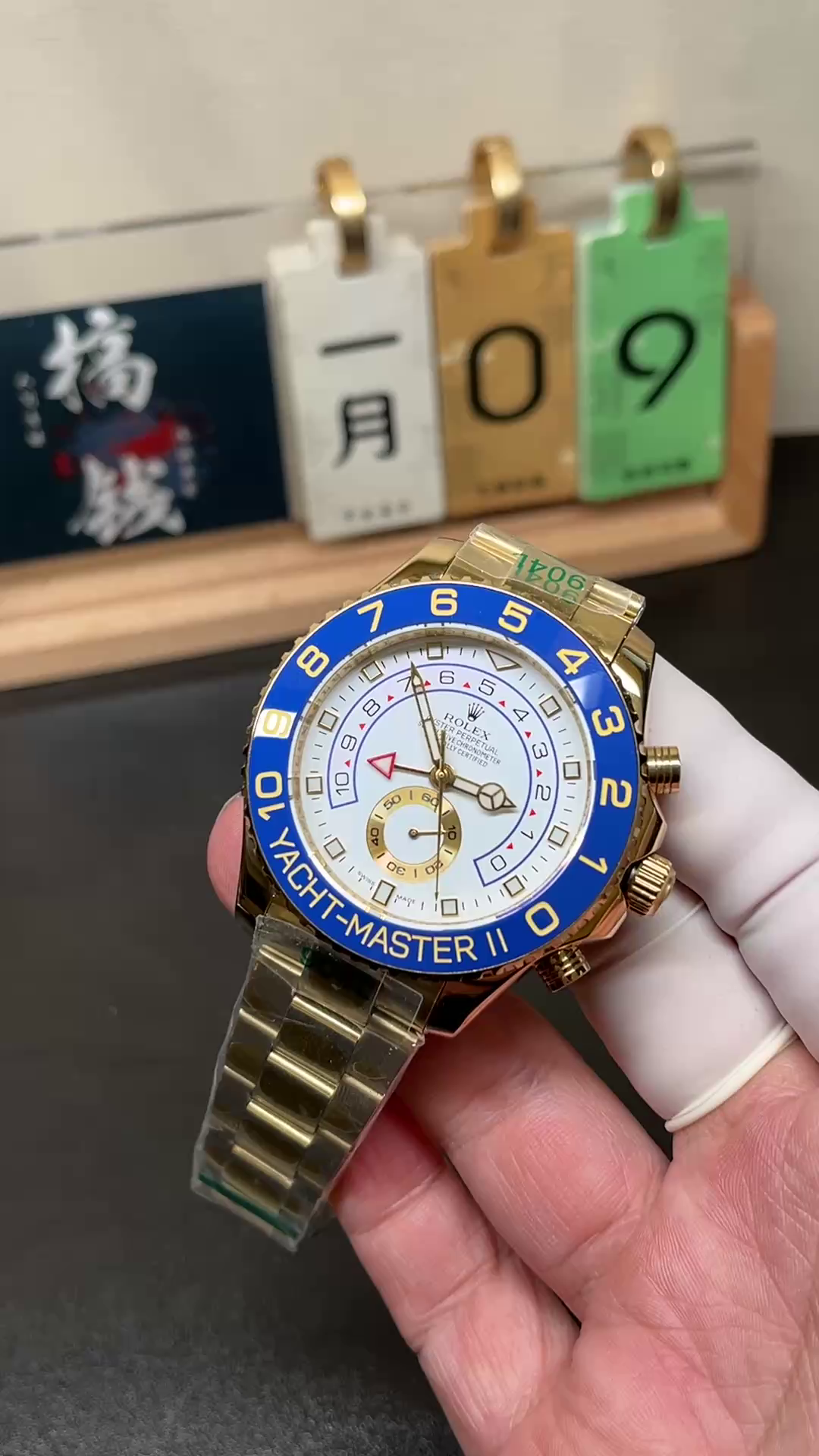 Replica Rolex Yacht-Master II 116688 White Dial 44mm Mens watch - QualitySwissReplica