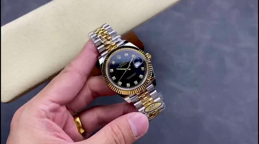 Replica Rolex Datejust 126333 0006 Black Diamond Jubilee 41mm Men's Watch - QualitySwissReplica