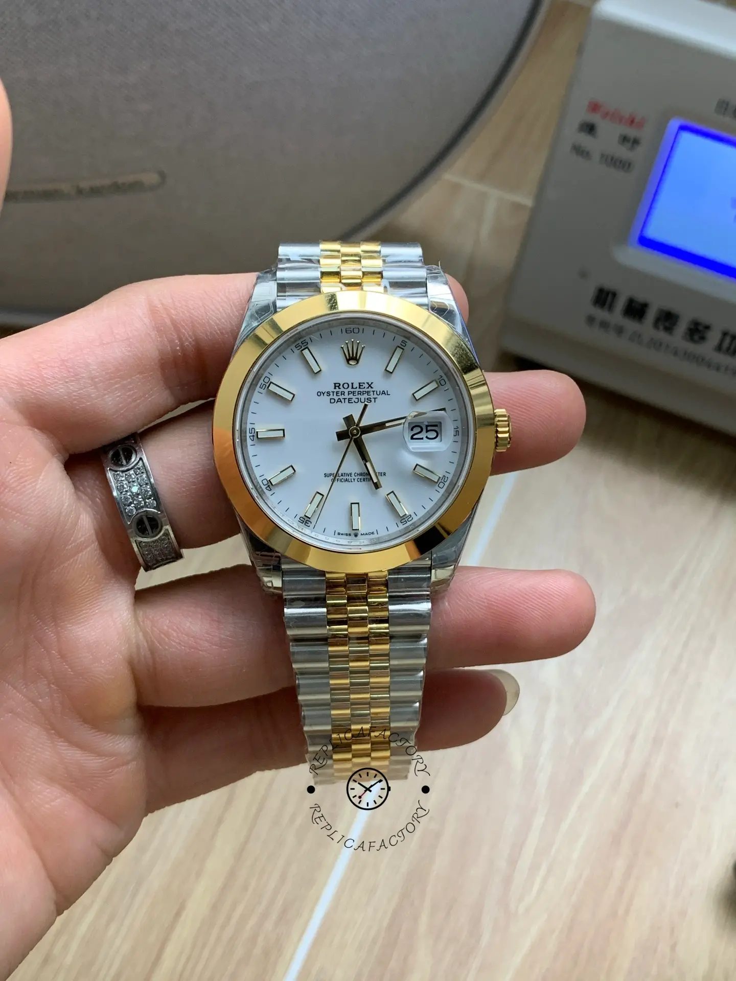 Replica Rolex Datejust 41 Stainless Steel and Yellow Gold M126303 0016 Men's Watch - QualitySwissReplica