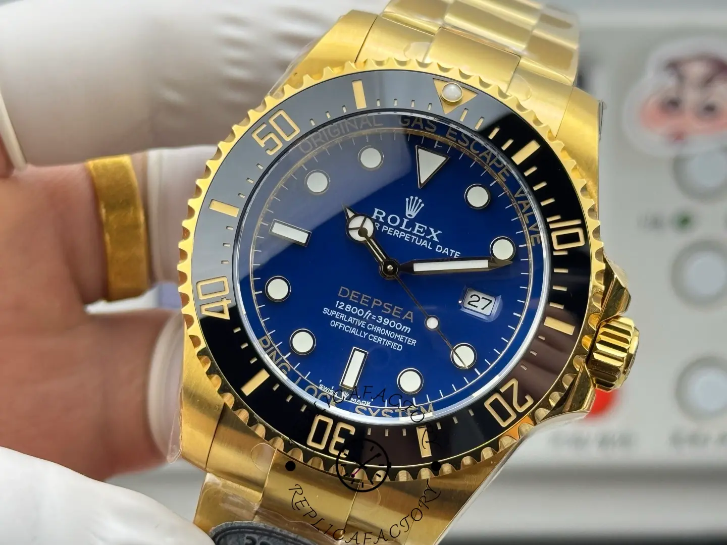 Replica Rolex Deepsea 136668 18k Black Ceramic Bezel 43MM 1:1 Clone - QualitySwissReplica