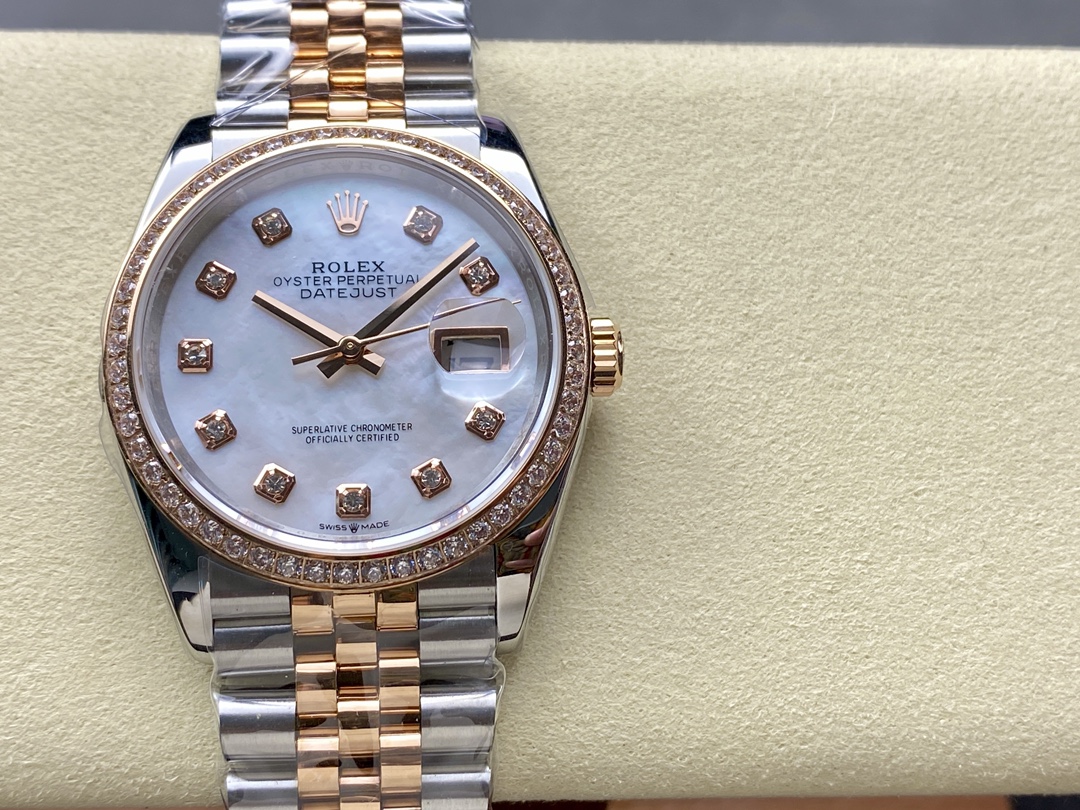 Replica Rolex Datejust 126231 0021 Mother-of-Pearl Dial 36mm Jubilee Bracelet - QualitySwissReplica