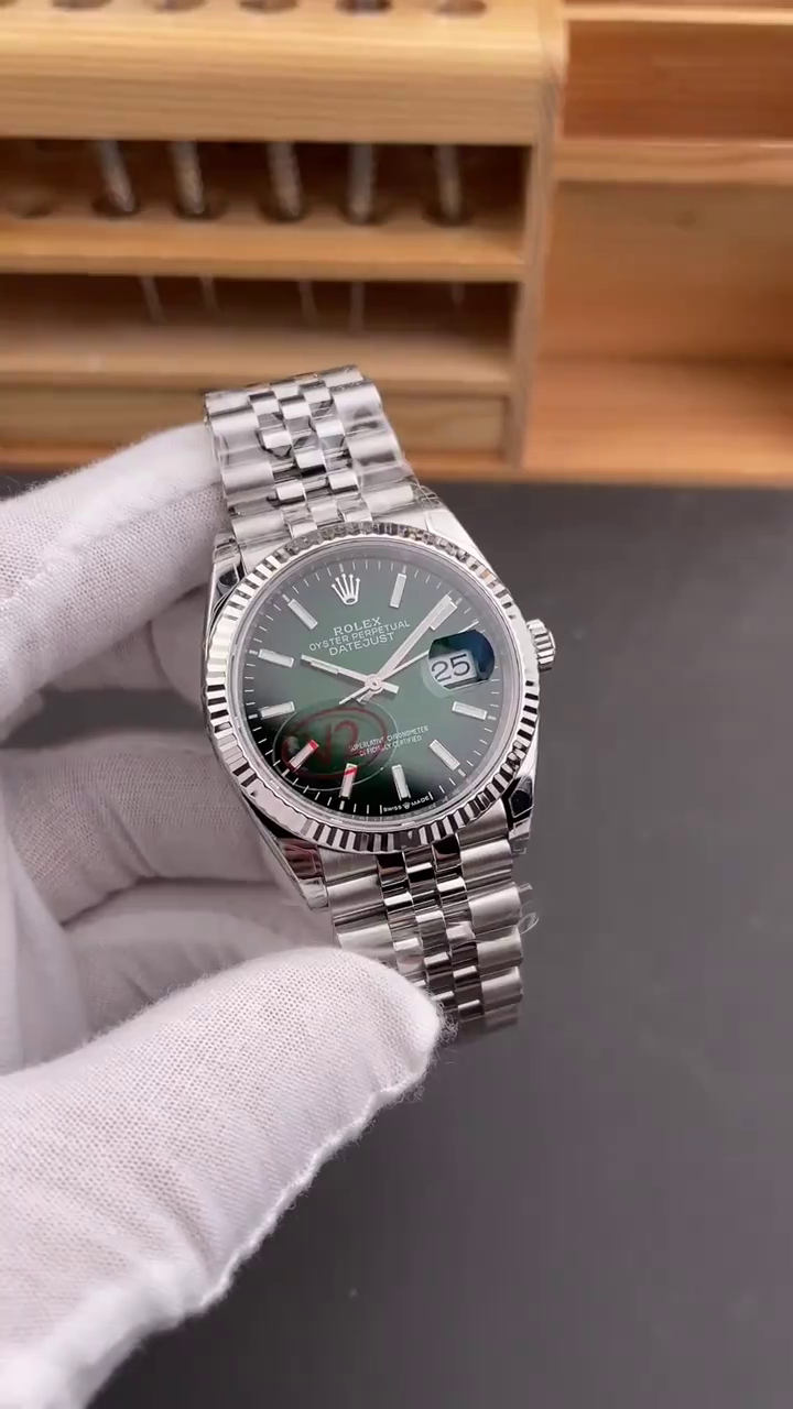Replica Rolex Datejust 126334 41mm Green Gradient Dial 1:1 Clone 2026 - QualitySwissReplica