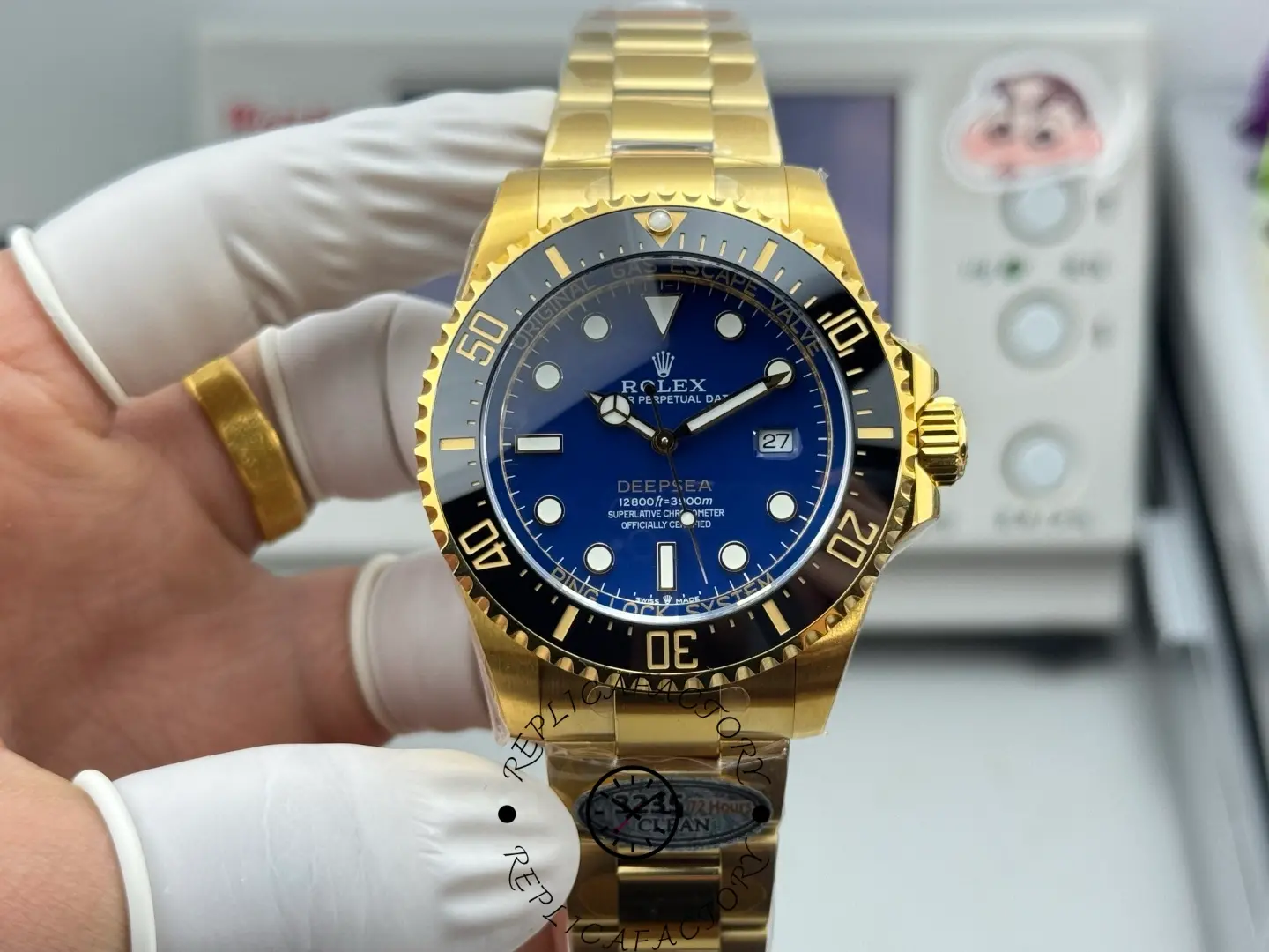Replica Rolex Deepsea 136668 18k Black Ceramic Bezel 43MM 1:1 Clone - QualitySwissReplica