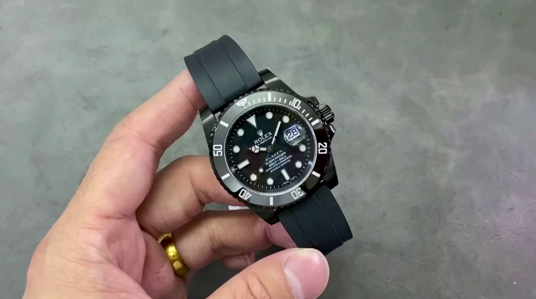 Replica Rolex Blaken Submariner 116610 Black Dial DLC 40mm Men's Watch - QualitySwissReplica