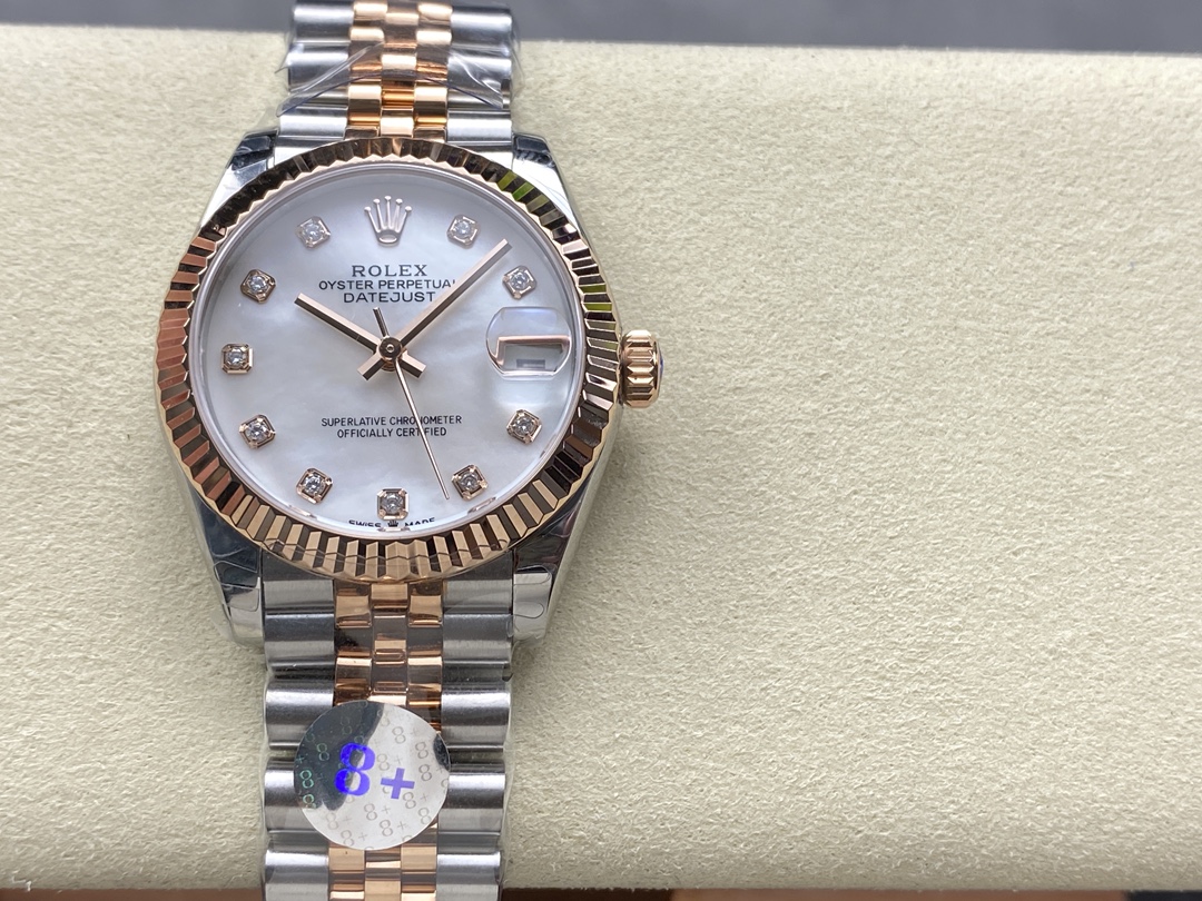 Replica Rolex Datejust 31 Diamonds Jubilee Bracelet 278271 0026 Women's Watch - QualitySwissReplica