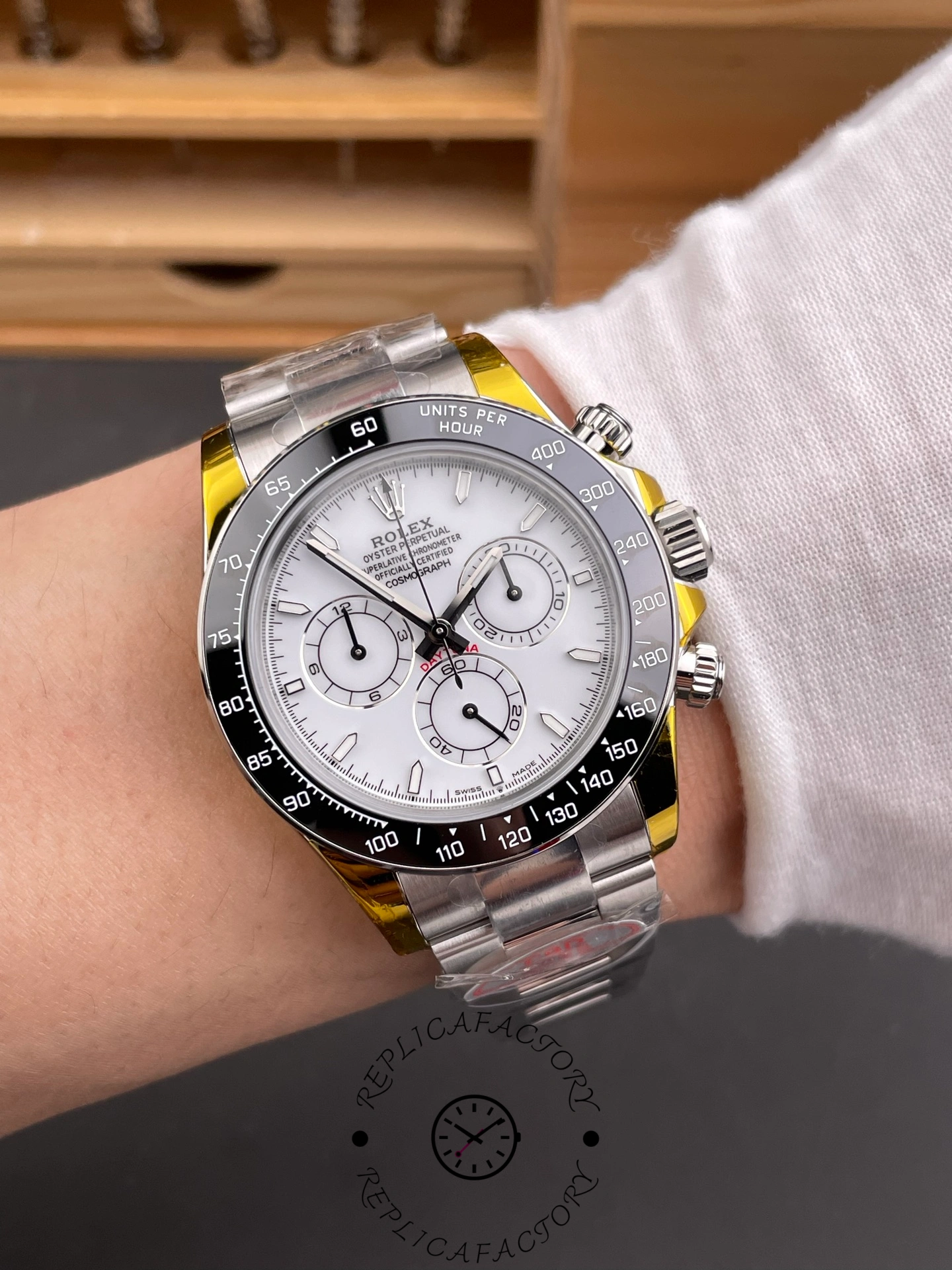 Replica 1:1 Rolex Daytona 126502 Platinum Rolesium White Grand Feu Enamel Dial 2026 - QualitySwissReplica