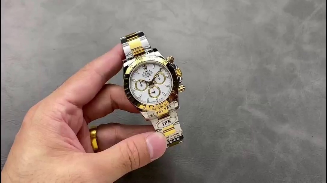 Replica Rolex Two Tone Daytona 126503 White Dial Watch - QualitySwissReplica
